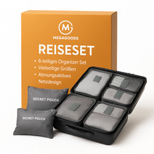 Ensemble De 6 Sacs De Rangement De Voyage Organisateur De Valise Pliable DE.