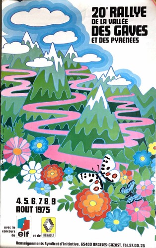 Affiche poster rallye des - affiche,