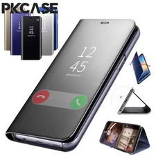 Coque Rabat Miroir Clear View