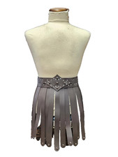 Jupe romaine en cuir de