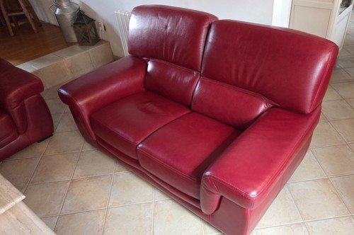 Canape cuir - canape,