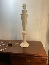 PIERRE CASENOVE - GRANDE LAMPE EN CÉRAMIQUE DE LUNÉVILLE , ANNÉES 80