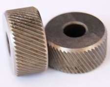 Paire 5/8 Diamètre HSS Molettes Moyen KN05 Tour Moletage Outil Diamant 3/8 Large