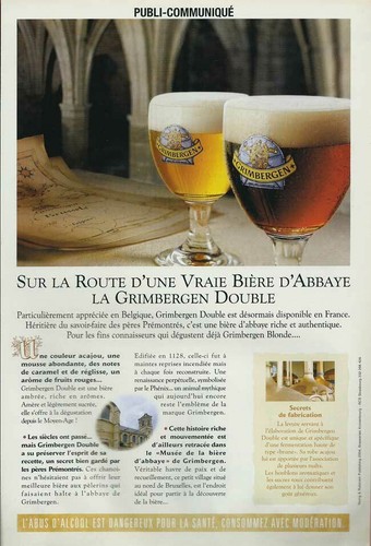 Publicité papier bière - papier,