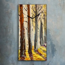 Horloge décorative sur toile