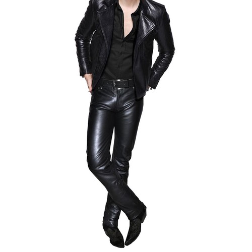 Pantalons cuir pour hommes - en,