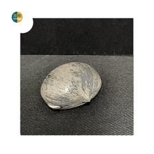 Boîte à pilules argent massif pilulier ronde gravée poinçon 800 châtaigne