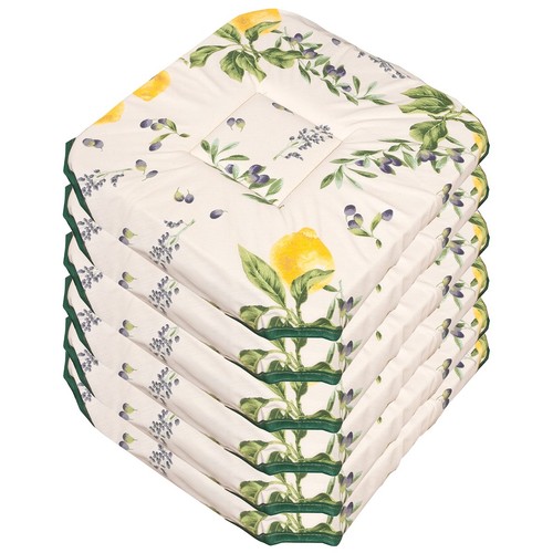 Set oreillers chaise coton - set, 6