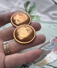 Antique French drawer pull Copper Door Dresser round 1⅓” Knob Cabinet Medium