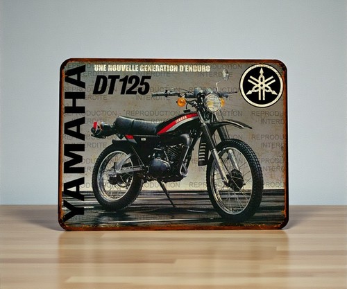 Plaque métal yamaha 125 - métal,
