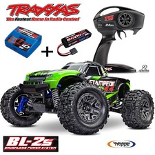 Traxxas TRX67154-4GRN Stampede 4x4 Vert 1/10 Monster + 4A Chargeur + Akku