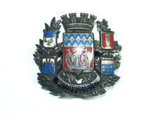 BADGE INSIGNE EN ARGENT (tète