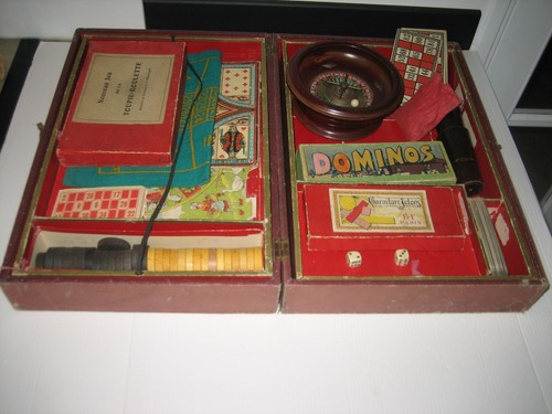 Ancien coffret jeux - ancien, de