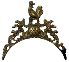 Fronton réplik LYS coq clock uhr uhren horloge comtoise coq 23 cm TYPE 18 /6