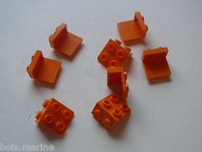 Lego 8 equerres oranges set