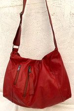 * Mandarina Duck* sac à main en cuir vintage bag à saisir