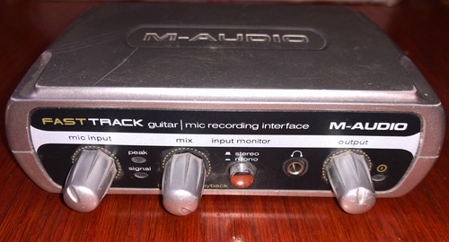 Audio fast track guitar - m-audio,