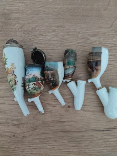 Lot pipes porcelaine - lot,