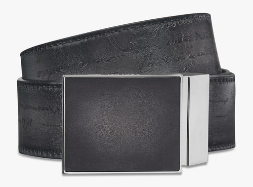 Berluti logo print canvas - logo,