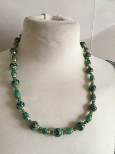 Collier vintage perles - collier,
