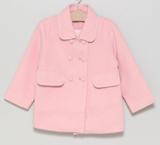 Élégant Manteau Lola Palacios Rose Doublé T. 3 ans NEUF+ETIQUETTE