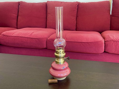 Ancienne lampe pétrole - lampe,