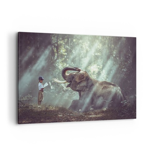 Impression sur toile 120x80cm - sur,