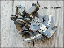 Sextant marin en laiton de