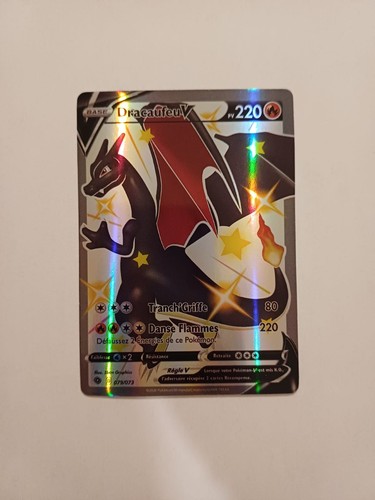 Carte pokémon dracaufeu shiny - carte,