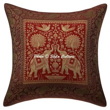 Housse de coussin boho art traditionnel yoga décoration intérieure taie d'ore...