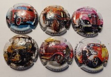 6 BEAUTIFUL CHAMPAGNE CAPSULES