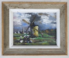 GIRAUD : Huile sur panneau