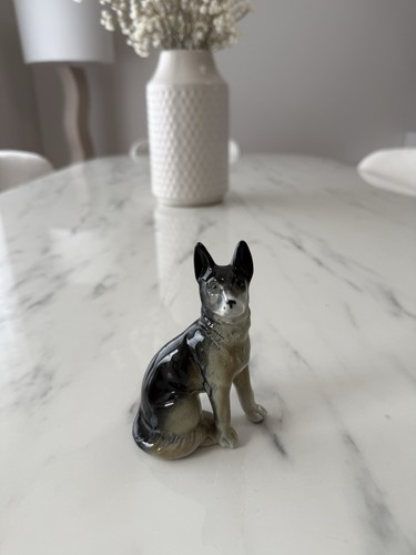 Ancienne figurine chien berger - ancienne,