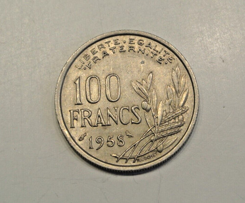 100 francs cocher 1958