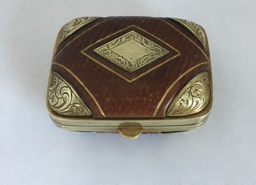 Porte monnaie cuir cuivre - monnaie/, cuir/