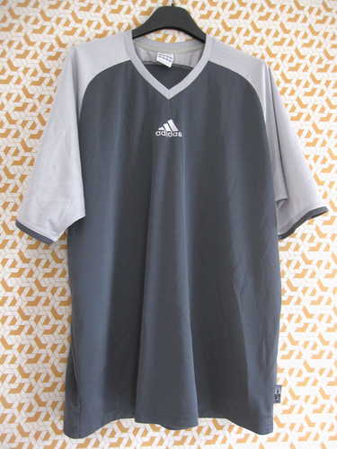 Maillot adidas gris vintage - maillot,