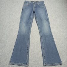 Vintage Levis 525 Femmes Jeans Bootcut 26x32 (Étiquette: 27x32) Bleu Fin Stretch