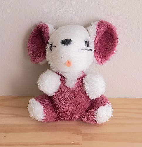 Peluche souris blanc - peluche,