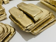 850 Grams Scrap Gold Bar For Gold Recovery Melted Different Computer Coins Pins