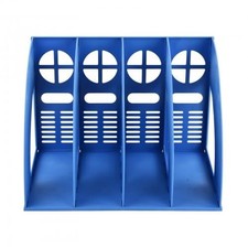 Classeur de Bureau Vertical, Rangement bureau Porte Document en Plastique, 4 ...