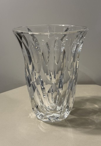Vase cristal signé - cristal,
