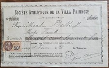 Facture Cotisation Société