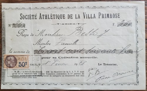 Facture cotisation société - facture,