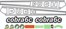 STAR SAM® KIT ADHÉSIFS PUCH COBRA 6C 2ème SÉRIE ADHÉSIFS MOTO CLASSIQUES