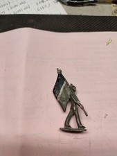 soldats Plomb  ,  1/2 Ronde Bosse  ,Porte drapeau   ,Heyde, Linéol, Cbg