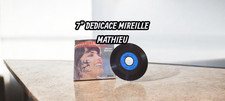 Disque  45 Tours Vinyle 7" Dédicacé  Mireille Mathieu Apprends-moi tornero 1975