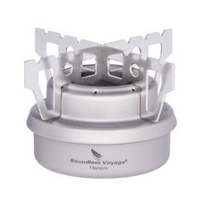 Tove en Titane Réchaud à Alcool De Camping Mini Réchaud à Alcool Liquide Brûl...