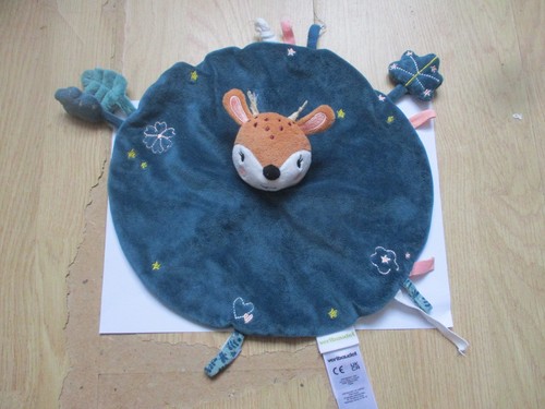 Doudou plat rond faon biche