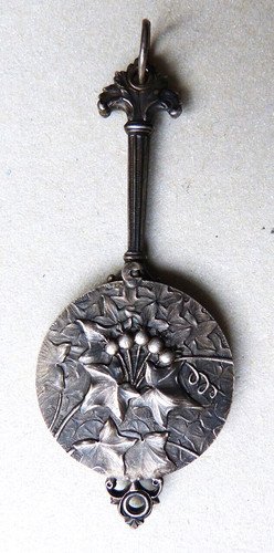 Miroir pendentif art nouveau - pendentif,