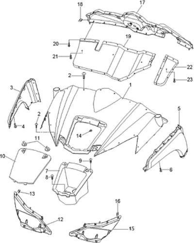 Coffre quad rs8 - ,